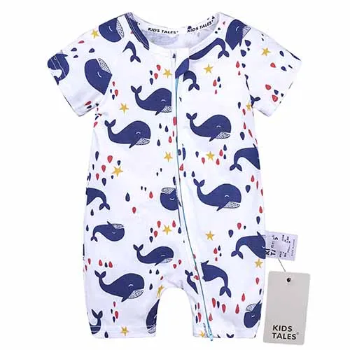 As photos fashion Infant clothing baby romper short sleeve striped one piece suit Jumpsuit newborn baby boy girl clothesBBR105 - Цвет: As photos