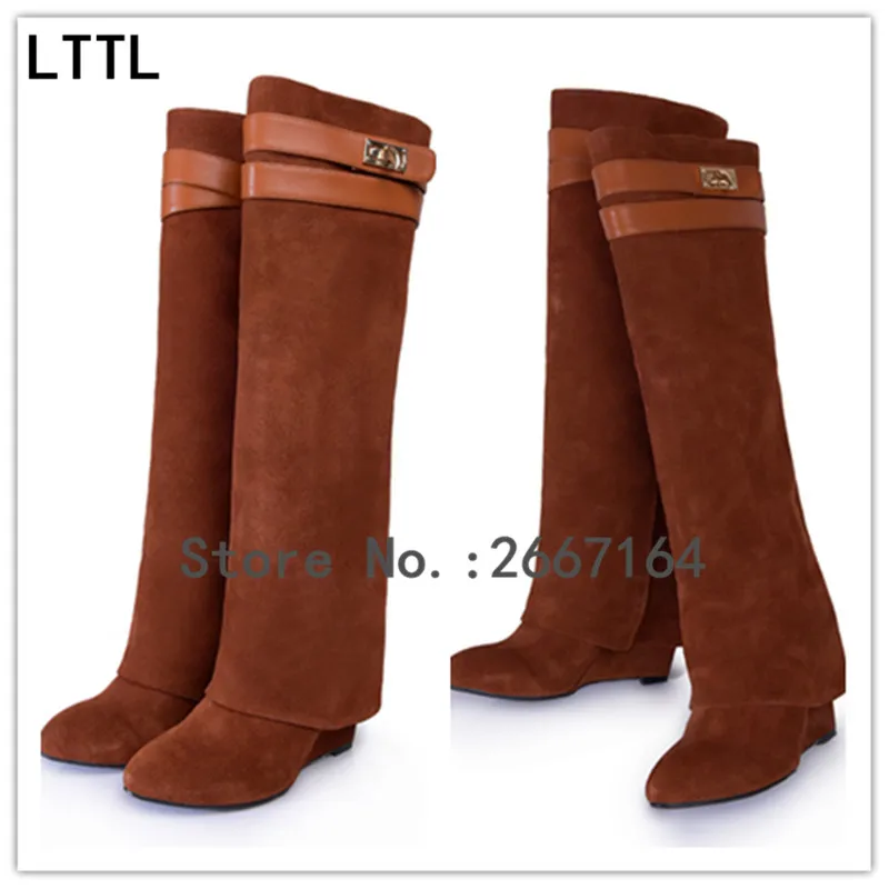 2016 Новое Прибытие Согреться Скольжения На Ботинки Женщин Моды колено Высокие