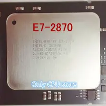 Оригинальный оригинальный процессор Intel Xeon E7 2870 2 4 ГГц 30 Мб 10 ядер