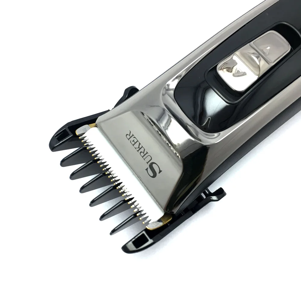 Профессиональная аккумуляторная машинка для стрижки волос SURKER беспроводной