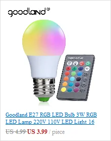 Goodland светодиодный светильник R39 R50 R63 светодиодный светильник с регулируемой яркостью E14 Ampoule E27 SMD2835 лампада 3 Вт 5 Вт 7 Вт 220 в 240 В для домашнего освещения