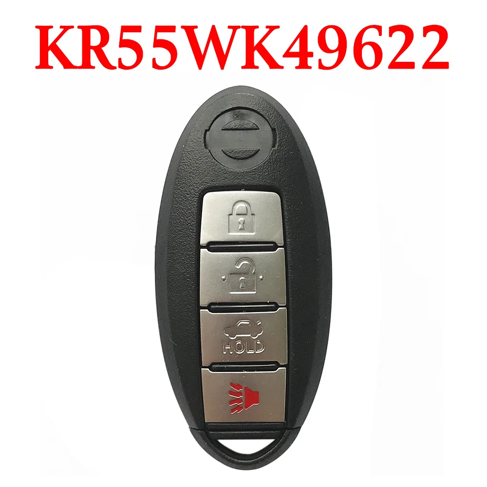 315 МГц 3 + 1 кнопочный умный бесконтактный ключ для Nissan / Inifiniti KR55WK49622/ KR55WK48903|Ключ от