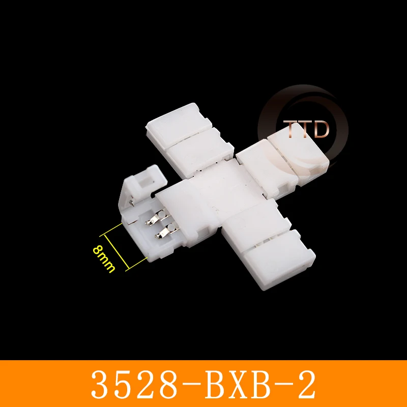 Бесплатная доставка 5 шт. пайки L Форма 90 градусов угловых соединителей rgb 4