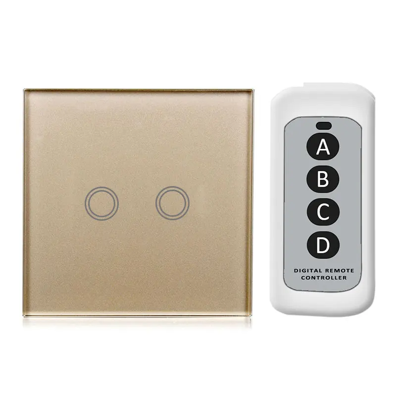Настенный выключатель света стандарт ЕС беспроводной сенсорный контроллер для светильник лампы настенный
