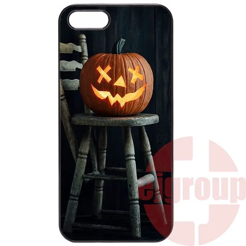 Тыквы на хэллоуин jack Для Apple iPhone 4 4S 5 5C SE 6 S 7 Плюс 4.7 5.5 iPod Touch Телефон кожи |