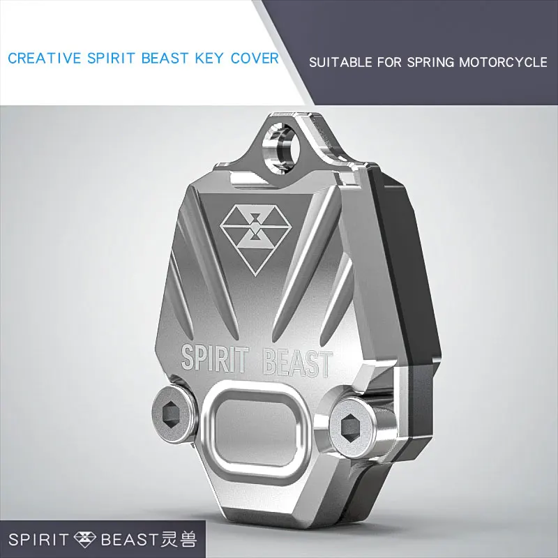 silver L5 Аксессуары для ключей мотоцикла SPIRIT BEAST, декоративная крышка для ключей, креативные продукты NK150, специально для стайлинга автомобилей, Diy, мотоцикл - Цвет: silver L5