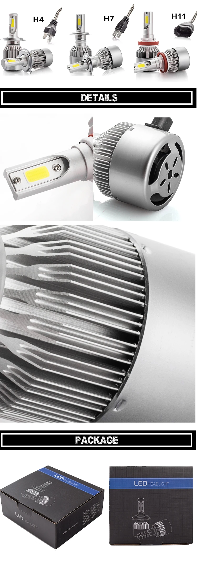 H4 H7 H11 H1 H3 LED headlight motorcycle car accesories ДХО дневные ходовые огни противотивотуманные фары светодиодные лампы для авто свет 12 В 2