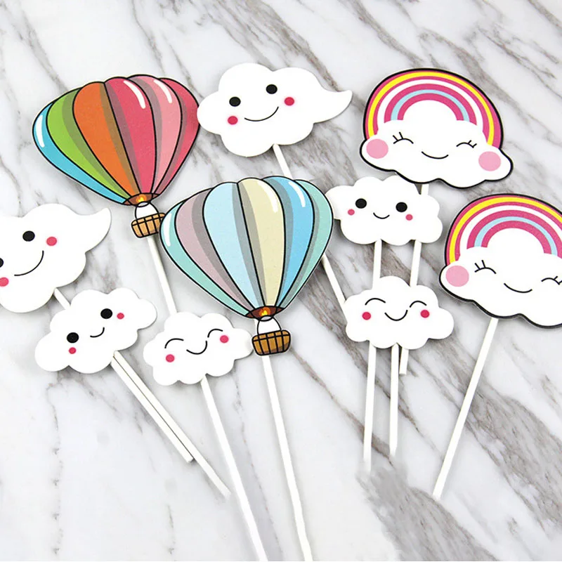 Маленький человек Торт Топперы с днем рождения джентльмен шляпа Mustche Baby Shower торт флаг день рождения торт Декор Oh мальчик