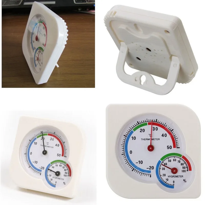 Мини-гигрометр Круглый гигрометр часы-образный указатель уличный цифровой