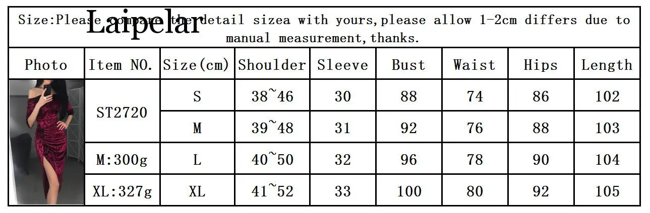 

Laipelar Fashion Sexy Bodycon Velvet Dress Women Slash Neck Long Sleeve Club Party Split Dress Female Summer Sundress