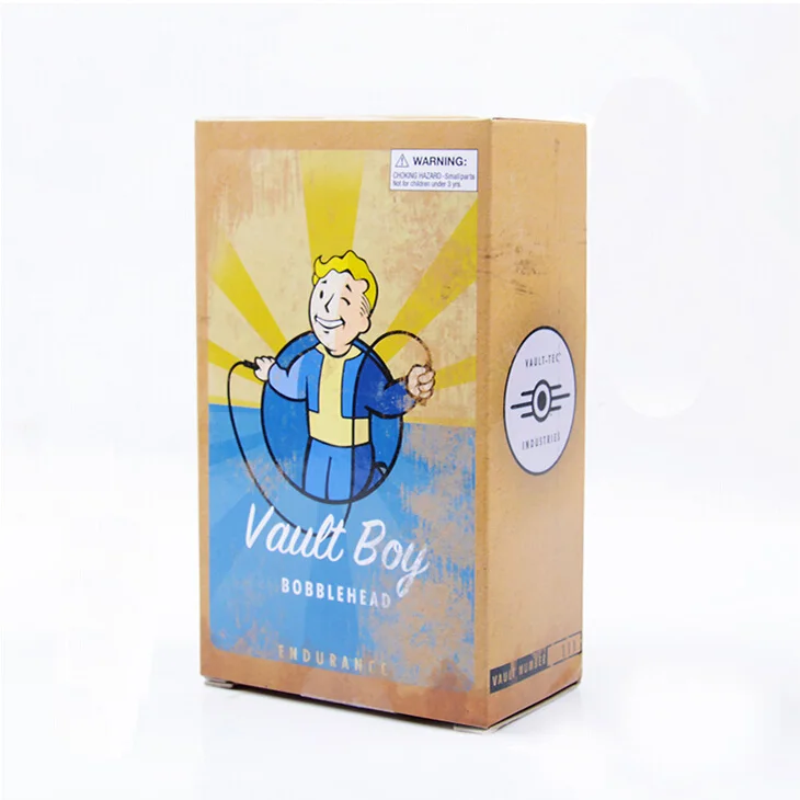ennurance box 13 см Gaming Heads Fallout 4 vavle Boy TOY Bobbleheads Серия 1 фигурка животного Коллекционная модель игрушки brinquedos куклы - Цвет: ennurance box