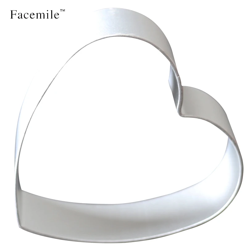 Оптовая Форме Сердца DIY Печенье Конфеты Торт Плесень Cookie Cutter Алюминиевого Сплава