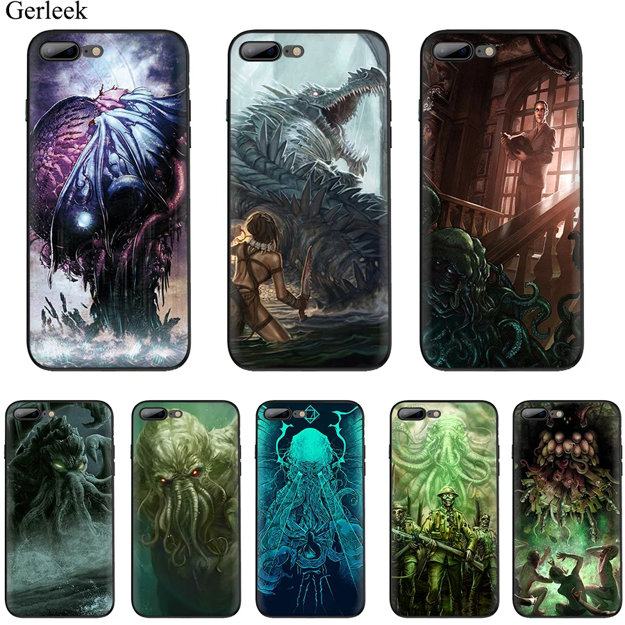 Cthulhu Mythos Club Чехол для мобильного телефона TPU iPhone 6 6s 7 8 Plus 11 Pro X XR XS Max SE 5 5S Защитная