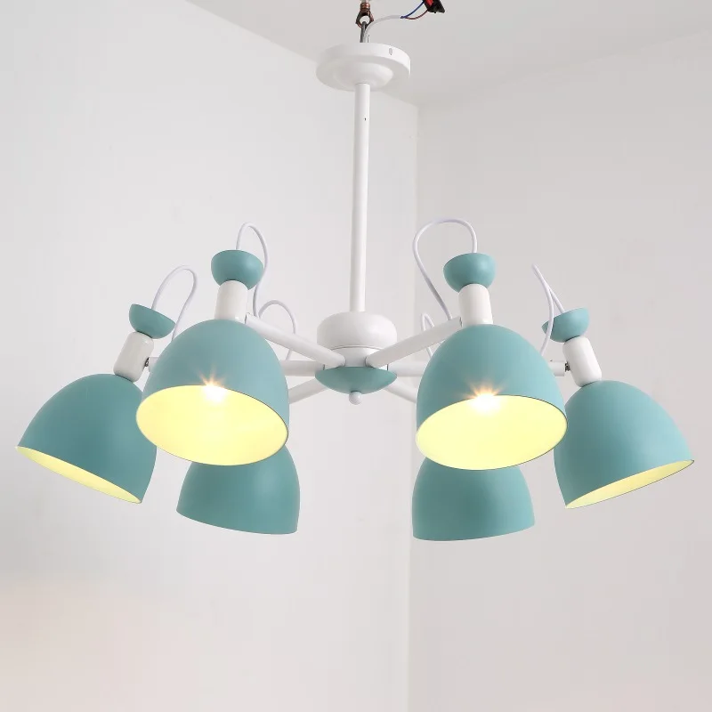 TUDA LED Chandelier Wrought Iron Living Room Bedroom Study Restaurant Acrylic E27 110V 220V | Освещение
