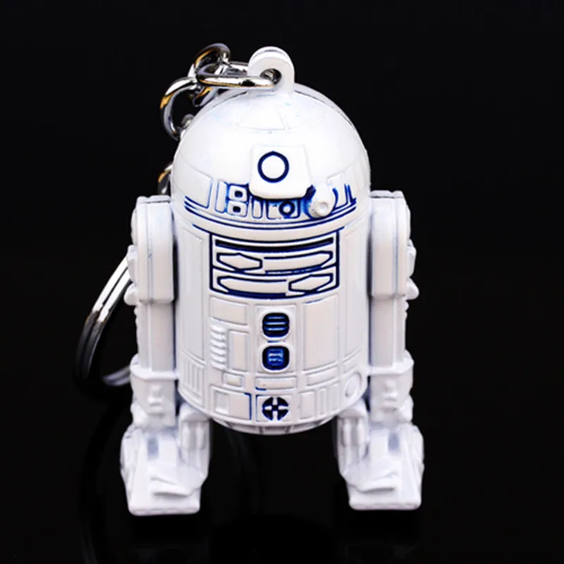 A Звездные войны 3D фигурка робота R2D2 подвесные брелоки брелок для ключей в стиле унисекс, автомобильные брелки, ювелирные изделия, аксессуары - Цвет: A