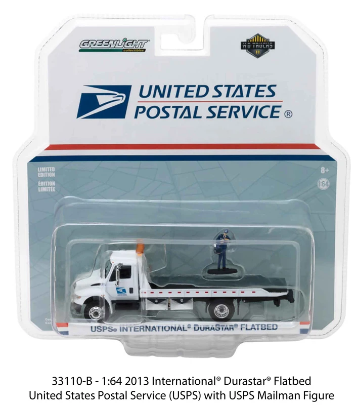 GL 1: 64 США почтовый Durastar планшетный USPS сплав модель автомобиля литья под давлением металлические игрушки подарок на день рождения для детей мальчик