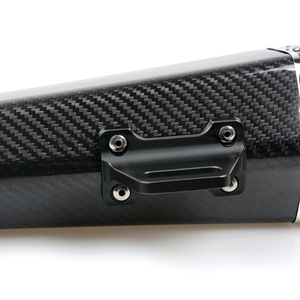 Глушитель выхлопной трубы из углеродного волокна для мотоцикла Kawasaki NINJA 250R 300 ER6 650