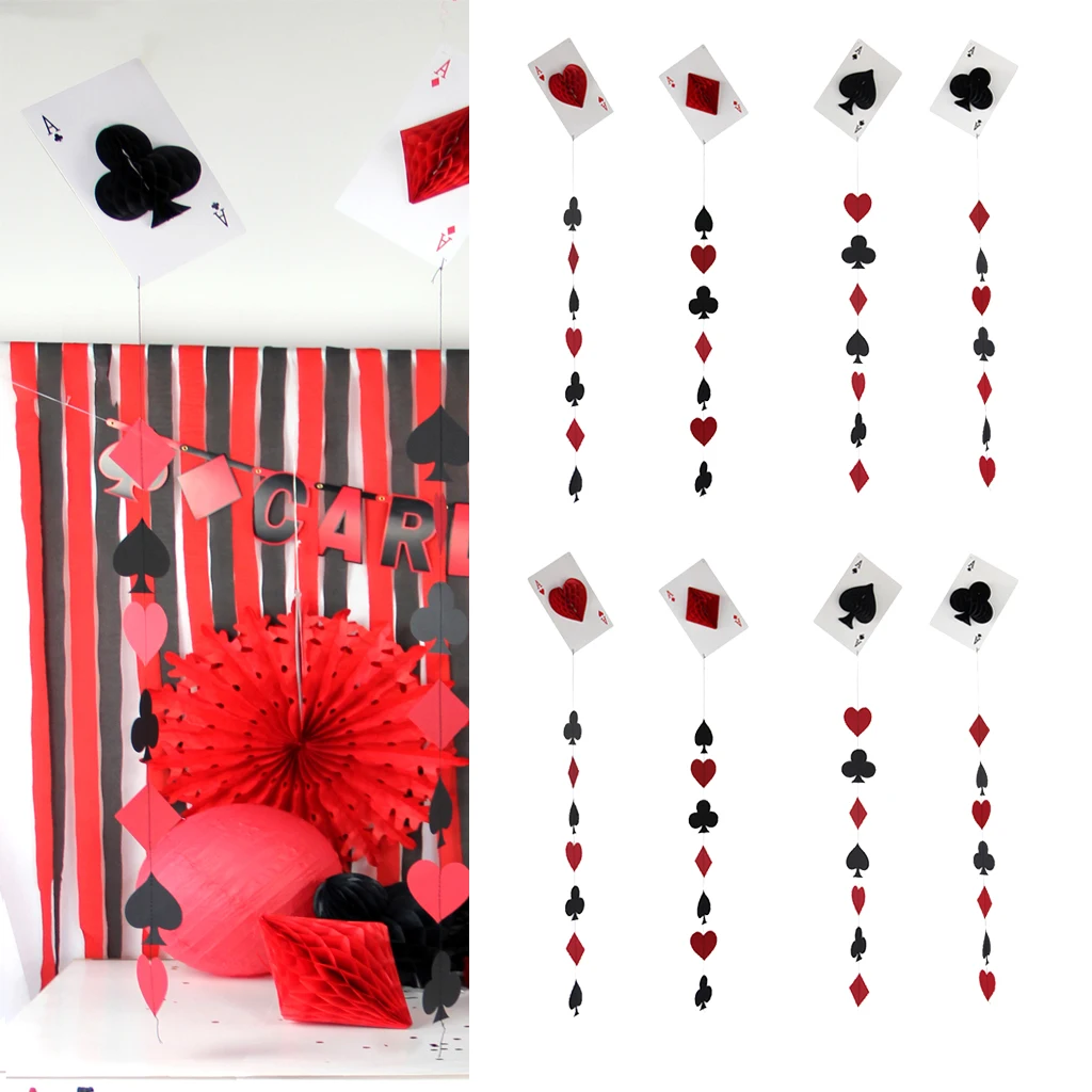 8/комплект казино покера вечерние Лас-Вегас тематические карты пористый шар