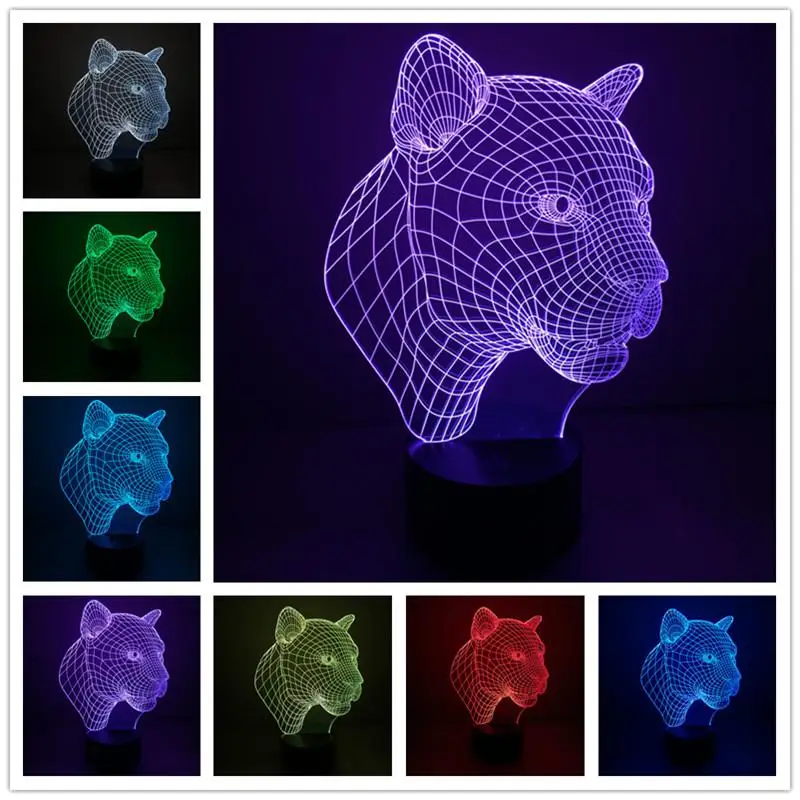 3d Led Настольная лампа 110 v-220 v настольная Светодиодная лампа лампы Flexo светодиодны Настольная лампа для чтения лампы - Цвет корпуса: U