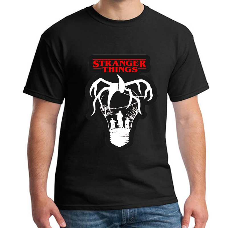 Забавный дизайн Мужская футболка с двумя мирами хлопковая коротким рукавом 2018 в