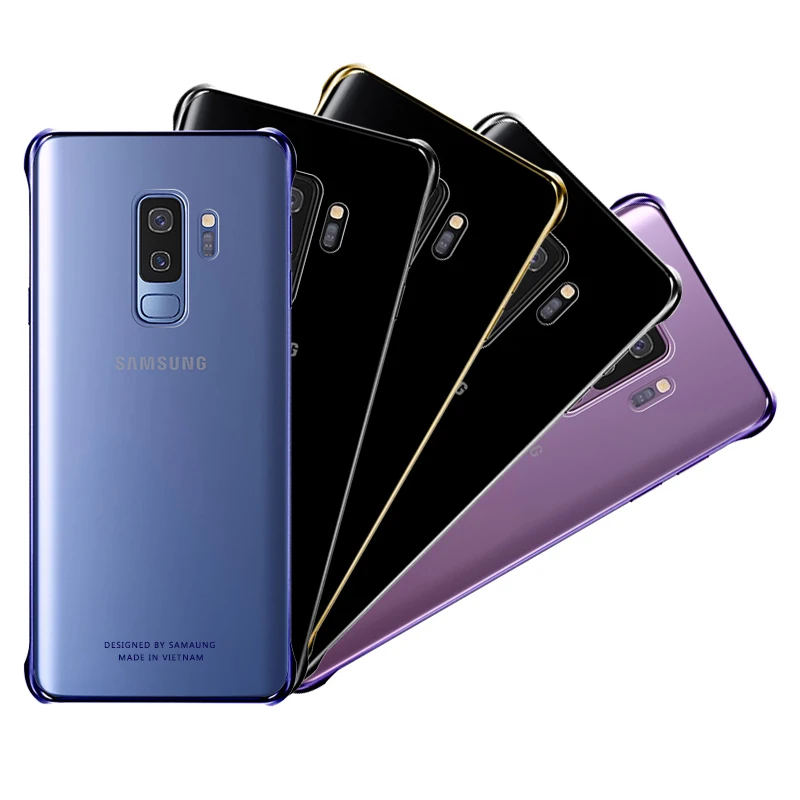 Оригинальный чехол Samsung Galaxy S9 Plus милый Роскошный кожаный 360 дюйма тонкий