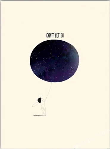Le Petit Prince Little Canvas Painting Vintage Wall Kraft Posters Stickers Home Decoration Picture Living Room | Дом и сад