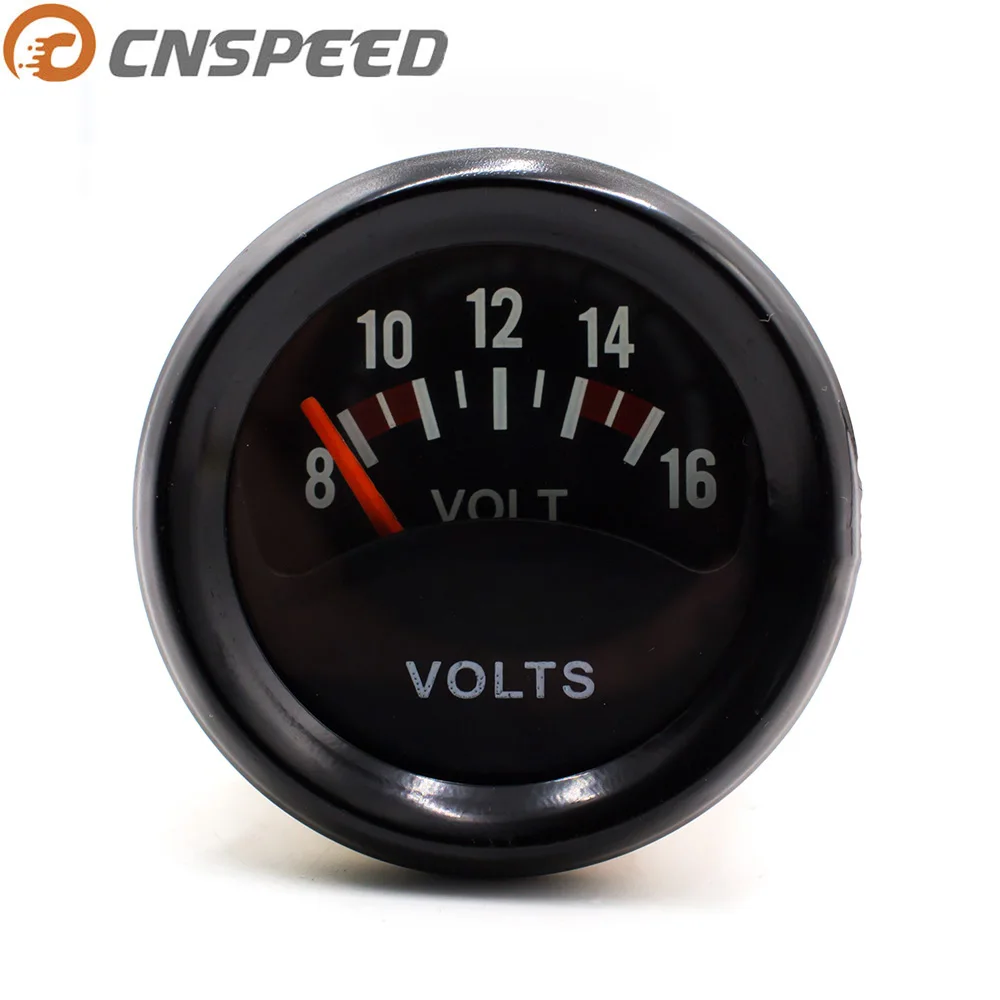 CNSPEED 2 &quot52 мм 8 16 в автомобильный измеритель напряжения вольт черный механический