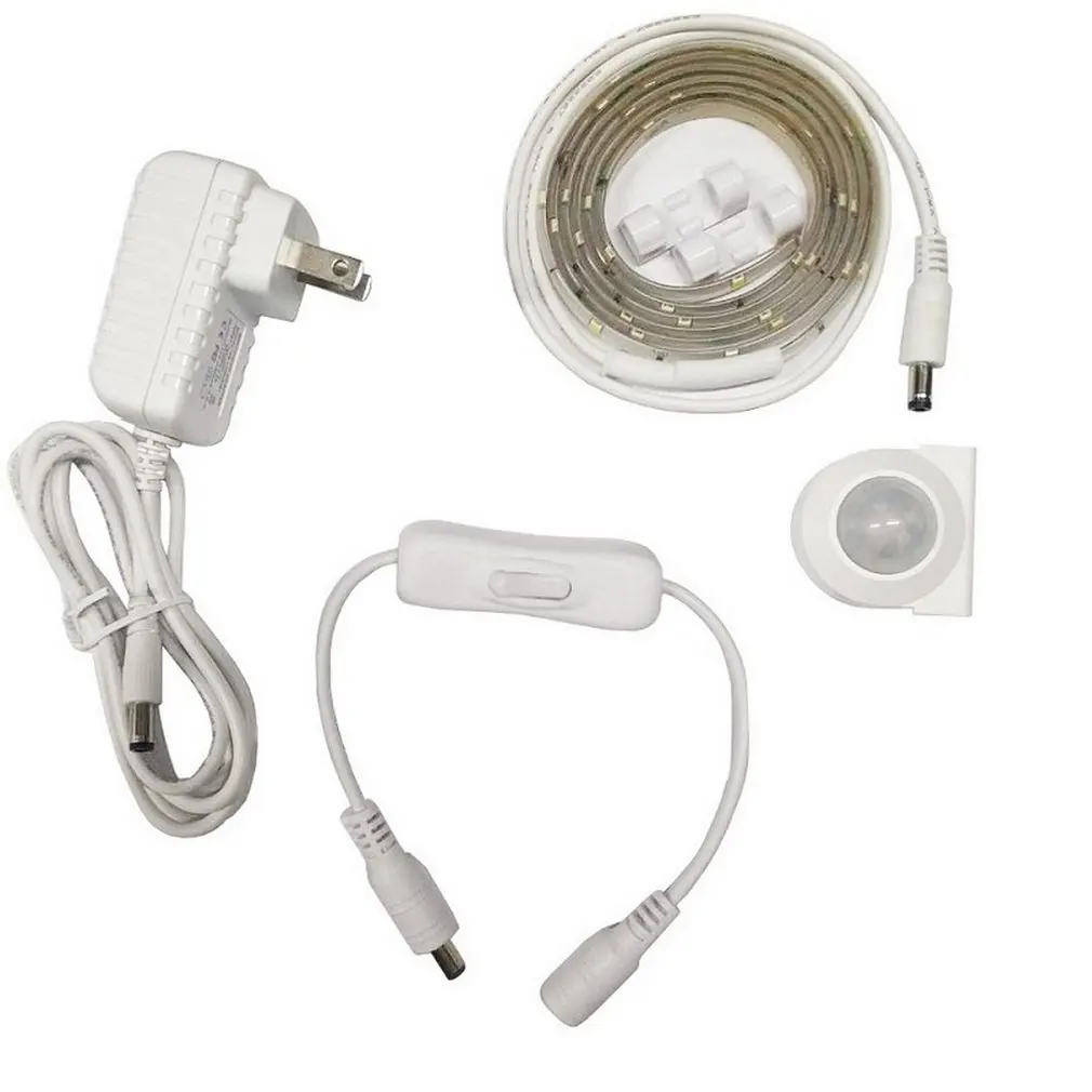 Светодиодный Автоматический Инфракрасный Ночной светильник настенный кровать