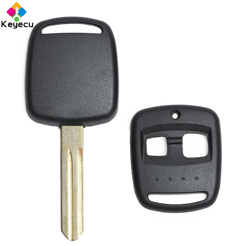 KEYECU дистанционный чехол для ключа автомобиля с 2 кнопками и NSN14/ DAT17 Blade FOB Subaru Legacy