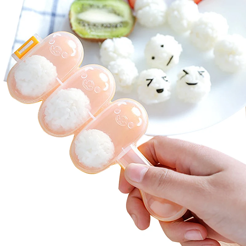 

1 Pcs DIY Sushi Shake Rice Ball Mold Family Child Baby Rice Ball Molds Rice Ball Maker Onigiri Kitchen Accessories Baby Feeding