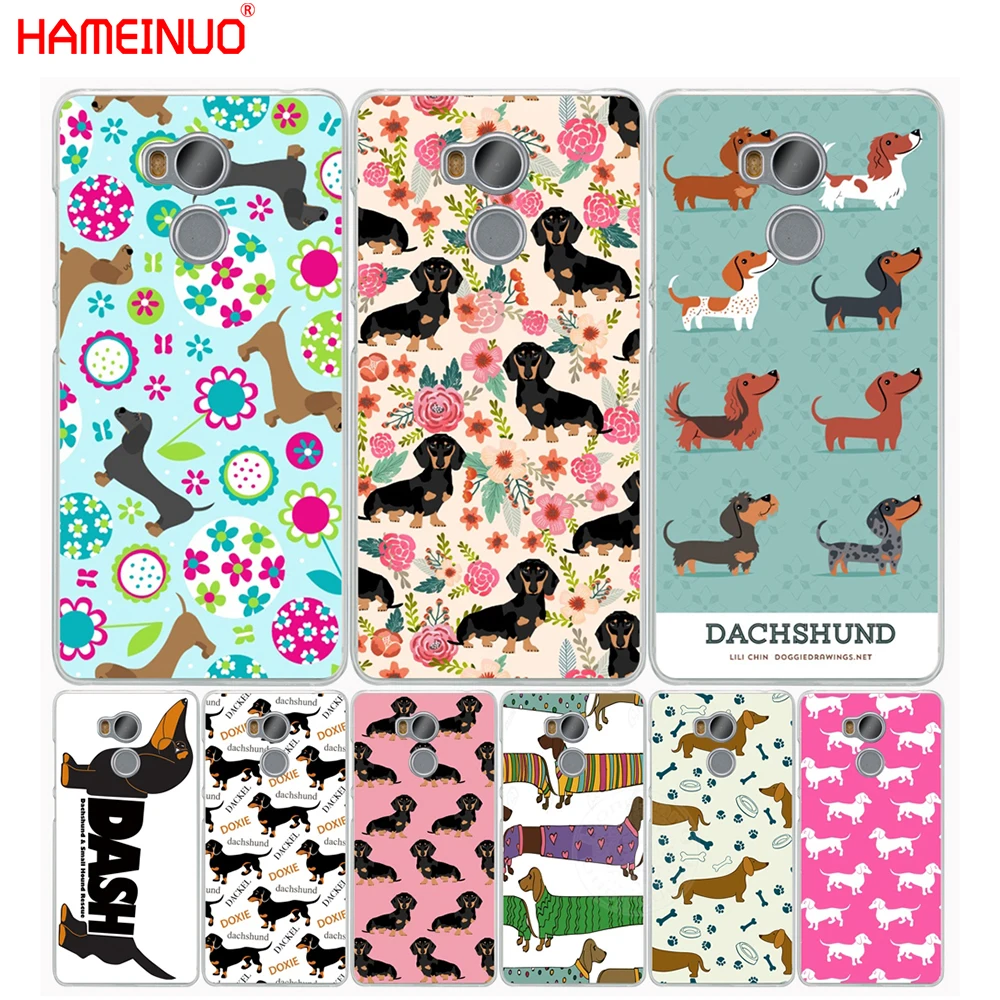 HAMEINUO dachshund doxie Цветок Собака Щенок чехол для телефона Xiaomi redmi 4 1 1s 2 3 3s pro note 4X 4A 5A|case