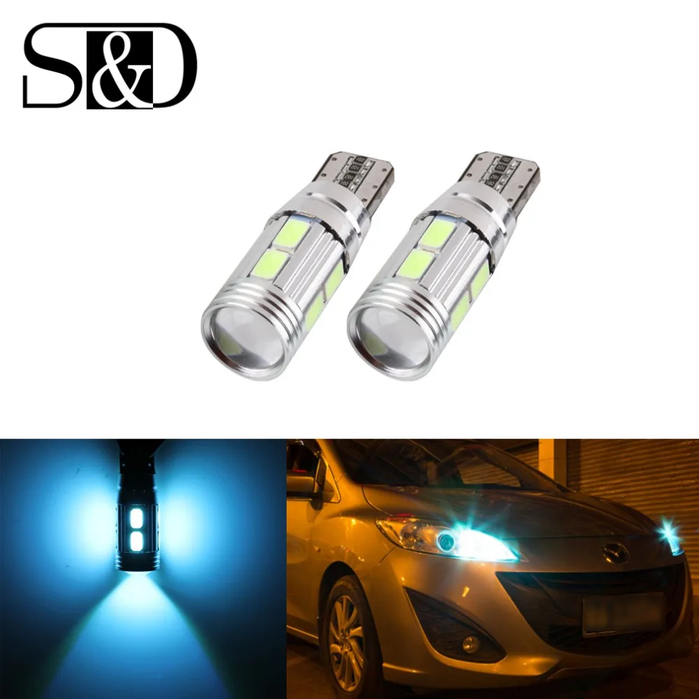 

T10 W5W Led Bulb 10SMD CANBUS OBC Error Free LED Lamp 501 dash Car LED bulbs interior Auto Lights Source parking 12V Ice Blue