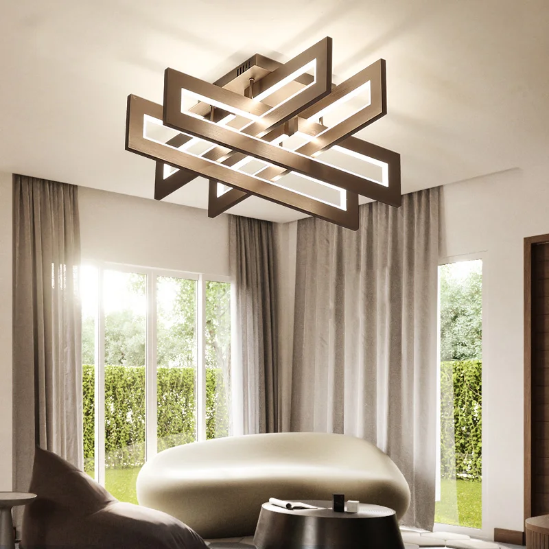 2019New Modern Ceiling Lights LED Lamp For Living Room Bedroom Study Nordic surface mounted Deco AC85-265V | Лампы и освещение