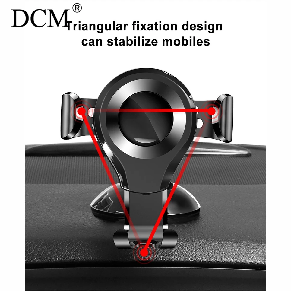Универсальный гравитационный Автомобильный держатель для телефона задняя