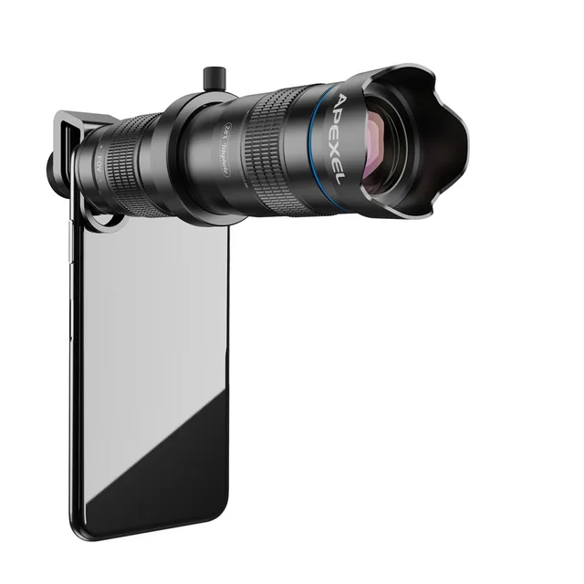 only 36X telescope APEXEL 36X телефон камера телефото зум объектив HD монокуляр телескоп объектив SelfieTripod с дистанционным затвором для всех смартфонов - Цвет: only 36X telescope