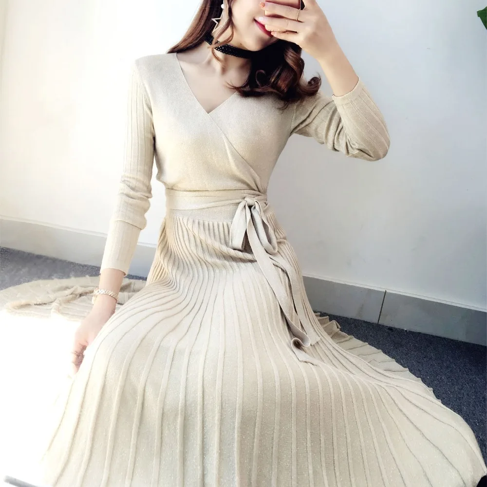 Высококачественное Элегантное зимнее женское платье офисные платья для женщин