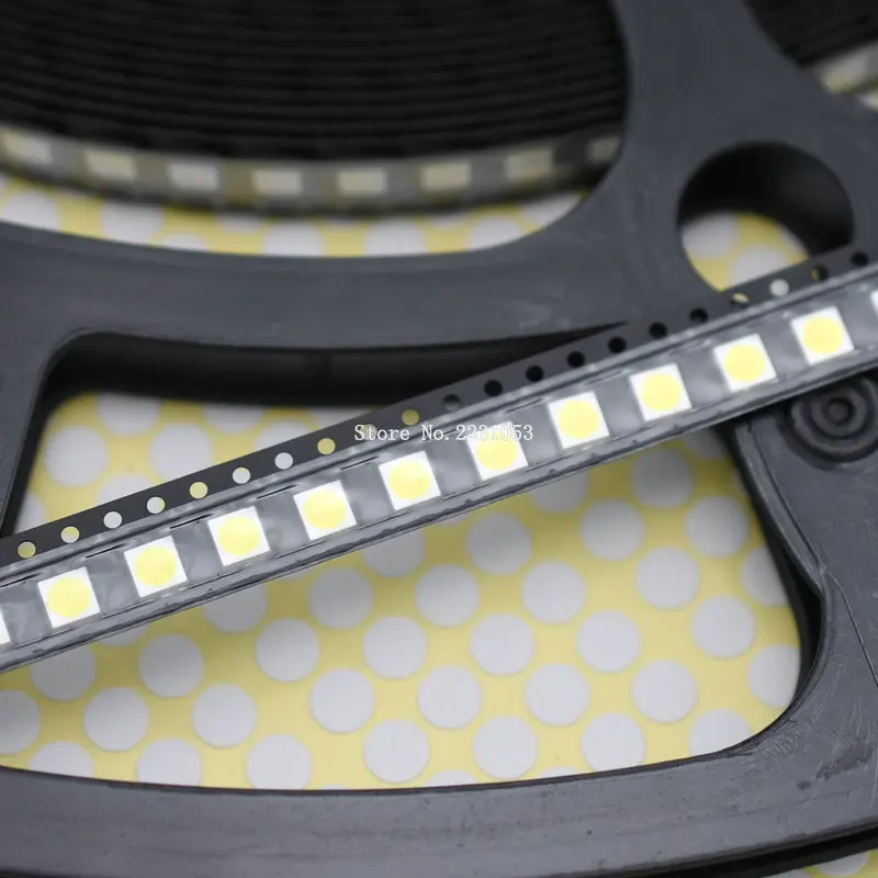 

100PCS/LOT White Light 5050 SMD LED Diode Super Bright 5050 LED Chip SMD White Light Beads