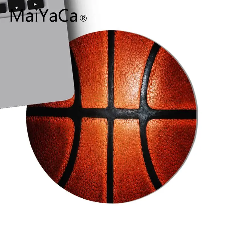 22x22cm MaiYaCa мои любимые баскетбольные картины комфорт круглый коврик для мыши игровой коврик для мыши ноутбук Нескользящая подставка под руку коврик для мыши - Цвет: 22x22cm