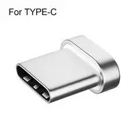 For TYPEC Портативная Магнитная застёжка, коробка, магнитная головка, адаптер для хранения пуль, металлический контейнер, магнитное зарядное устройство, кабель, разъем - Цвет: For TYPEC