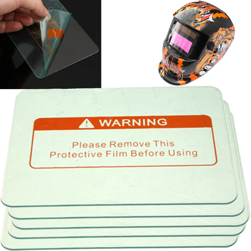 High Quality 5pcs/lot Clear Weld Lens Auto Darkening Welding Helmet Mask Cover Protector Splash Guard 4.5 x 3.5