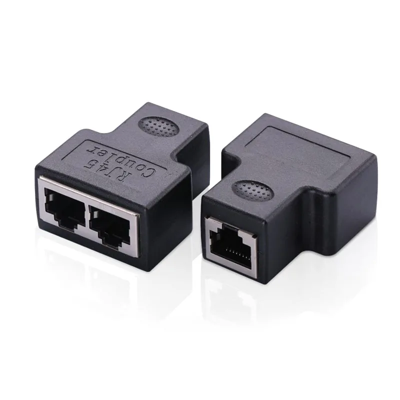 Разветвитель RJ45 сетевой адаптер 1 2 порта Мама CAT5/CAT 6 LAN Ethernet|Компьютерные кабели и
