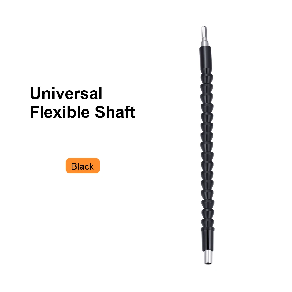 Black Drill Bit JelBo сменный удлинитель для сверла с шестигранным хвостовиком гибкий вал переходник для отвертки соединительный стержень держатель Ударная дрель инструмент - Цвет: Black Drill Bit