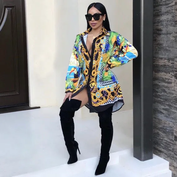 Весна и лето 2019 новый стиль модная африканская одежда тропический дождь лес