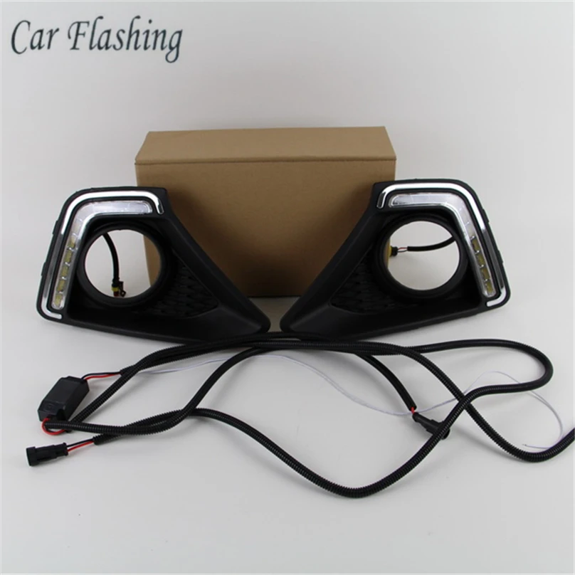 1 комплект автомобильные светодиодсветодиодный дневные ходовые огни для Hyundai I10