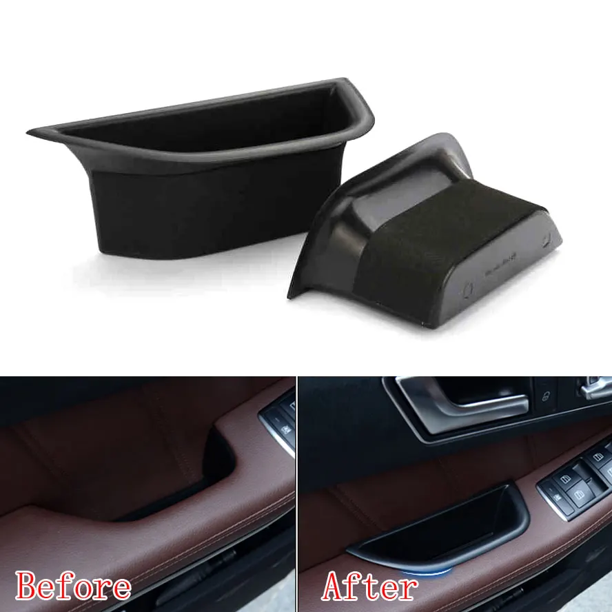 2 шт. подлокотник для салона передней двери контейнер хранения Benz E Class E200 E250 E260L E300