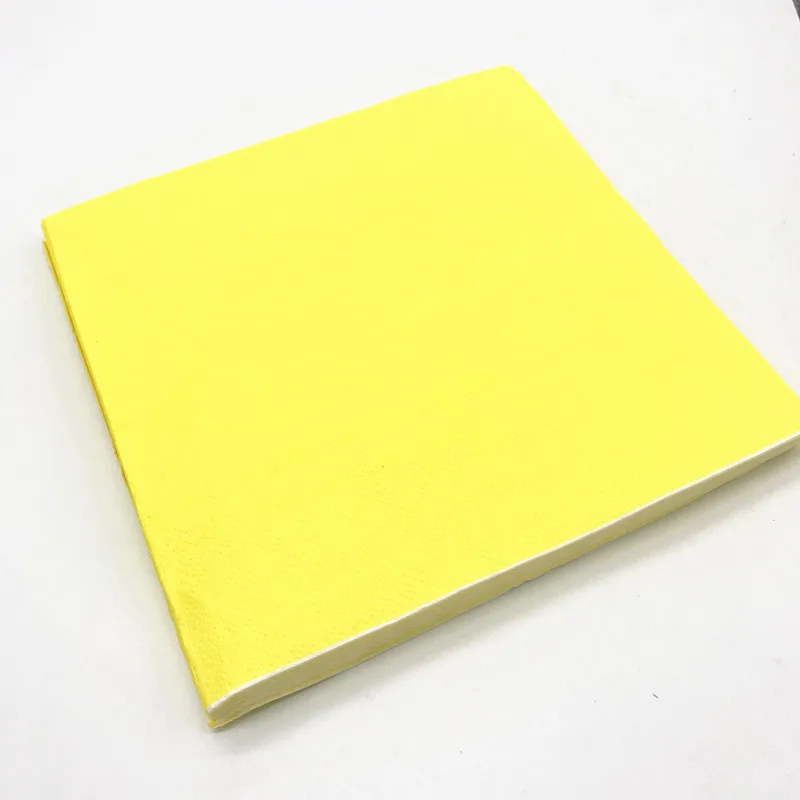 20 шт./лот оранжевые салфетки на тему дня рождения свадебные вечерние украшения