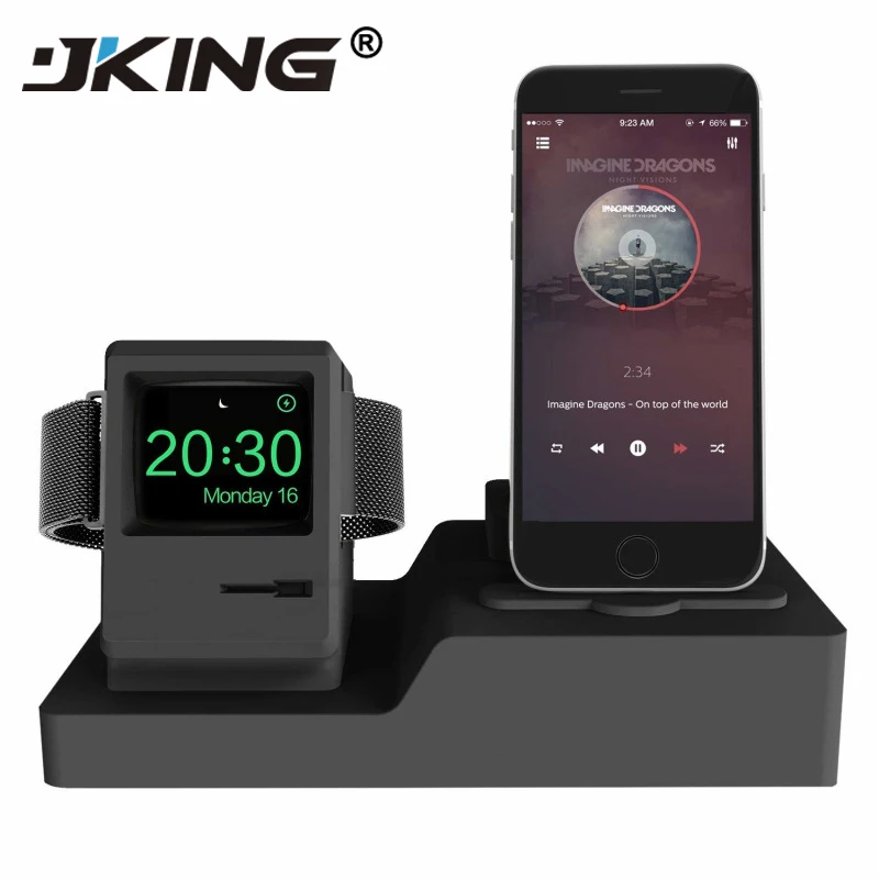 3 в 1 зарядная док-станция Настольный силиконовый держатель для телефона