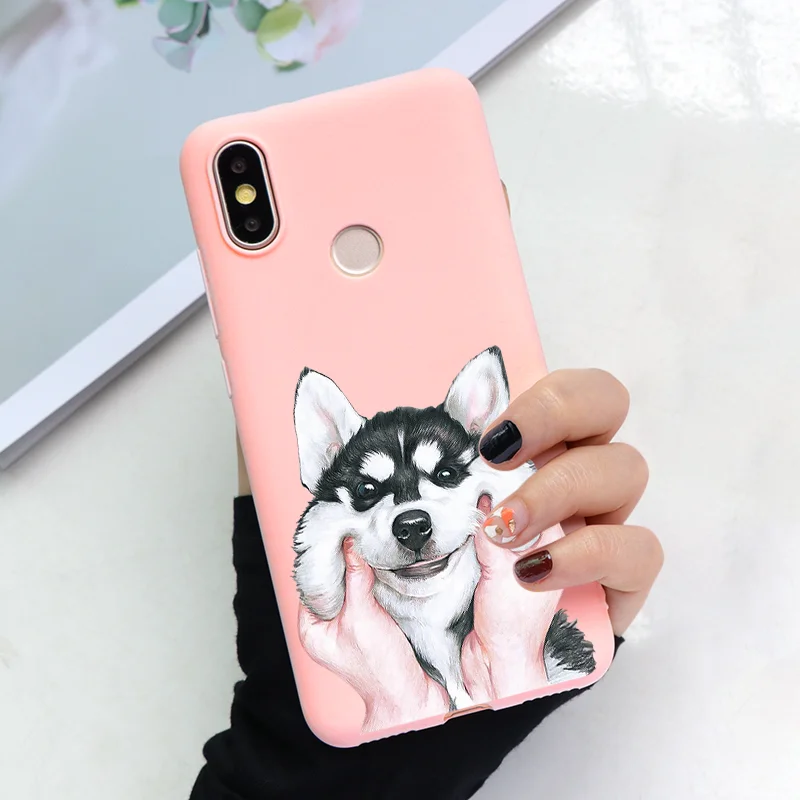 zgoulian Задние крышки розового цвета с милыми рисунками в виде чехол для Xiaomi mi A2 A1 5X6X8 Lite 9 SE для Red mi 4A 5 Plus 6A 7 Note 4X 5A 6 7 Pro S2 K20 Мягкий ТПУ чехол с мультипликационным рисунком - Цвет: zgoulian