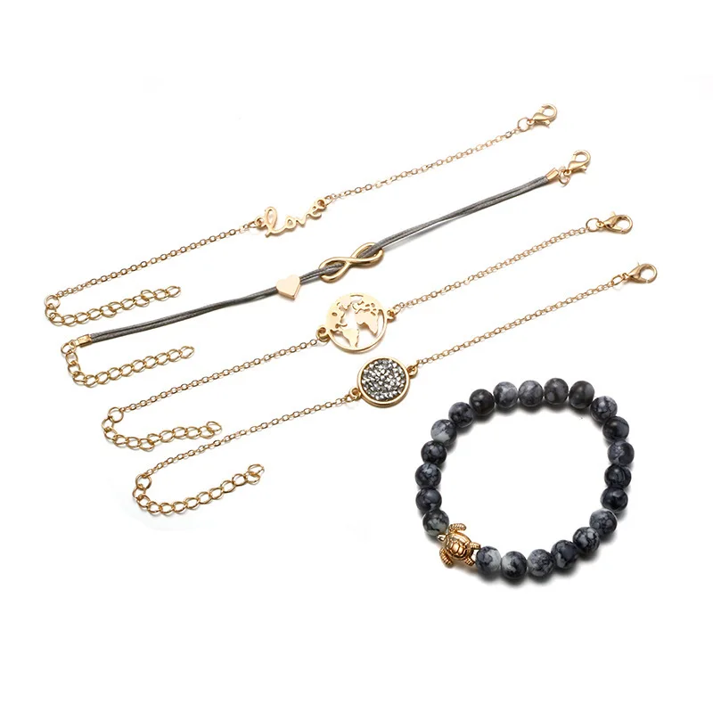 Богемные браслеты Женская повязка колье bracciali Donna pulsera bransoletki damskie пара браслет
