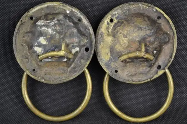 Доставка декорированная ручная работа медная Резьба Дракон Exorcism дверной